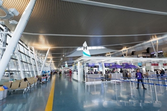 Phuket Airport departure hall